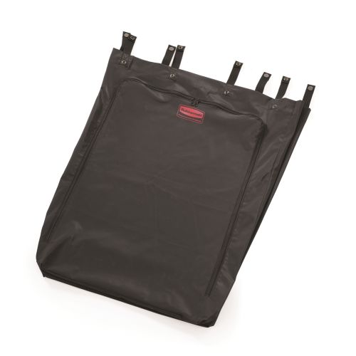 Rubbermaid 30 Gallon Premium Linen Hamper Bag, Black